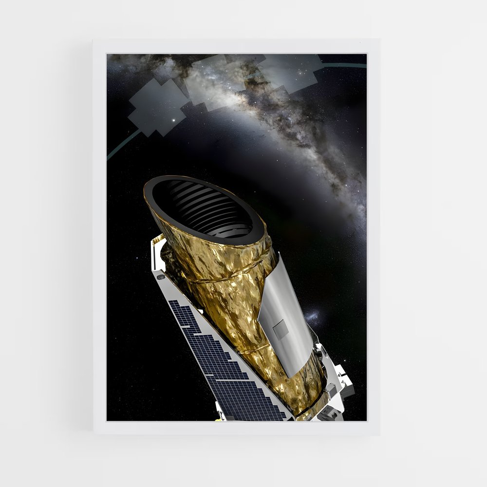 Poster magnifique télescope Kepler – affiche Astronomie (vue 3)